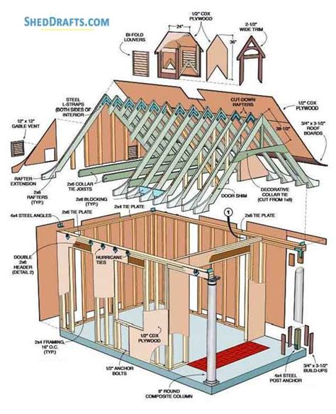 10 X 12 Shed With Porch Plans