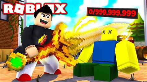 Roblox Noob Vs The Most Overpowered Weapon Roblox Weapon Simulator