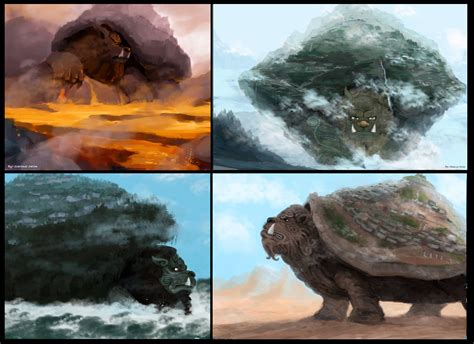The Four Lion Turtles Thelastairbender