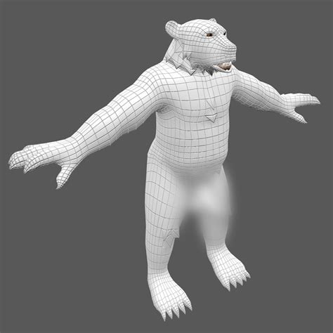 nsfw adult anthro bear 3d model 10 blend free3d