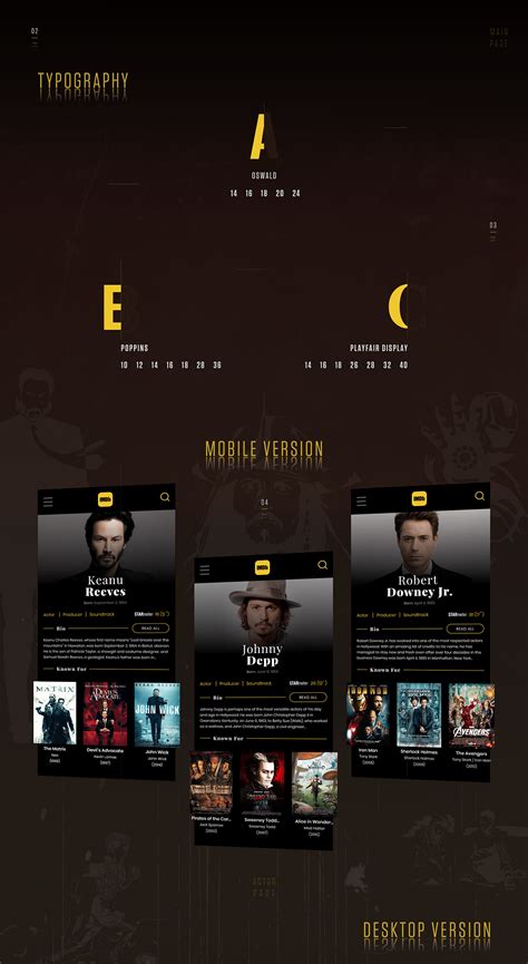 Imdb Official Redesign Behance