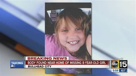 Police Find Body Near Home Of Missing 8 Year Old Girl Youtube