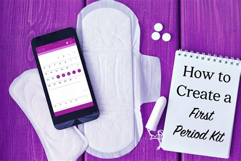 how to create a first period kit