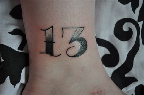 13 Tattoos Tattoos Number 13 Tattoos