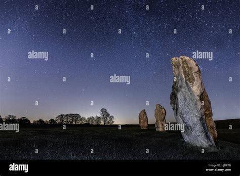 Avebury Rings Star Photography Wiltshire England Uk Stock Photo Alamy