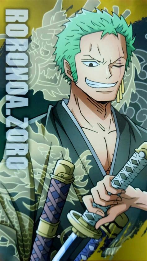 열 와노쿠니식 Roronoa Zoro The Manga Manga Anime Anime Art One Piece