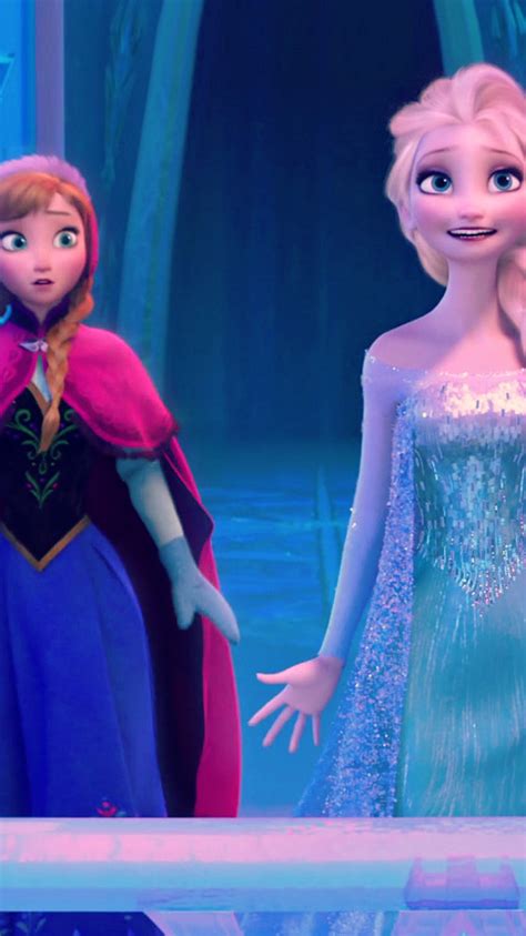Frozen Elsa And Anna Phone Wallpaper Elsa The Snow Queen Photo 39339978 Fanpop