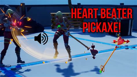 New Fortnite Heart Beater Pickaxe Showcased In Game Heart Beater