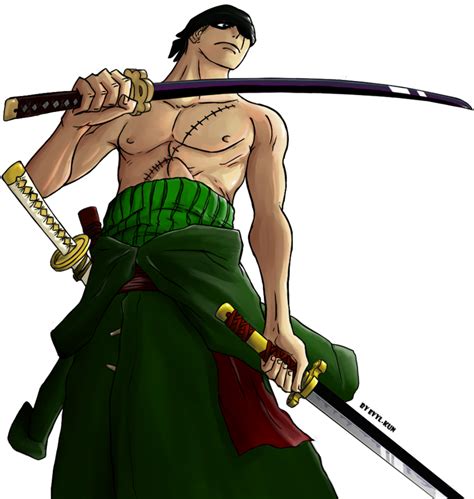 740x1118 one piece zoro holding two swords illustration, roronoa zoro. Download HD Zoro New World Png - Roronoa Zoro Dopo 2 Anni ...