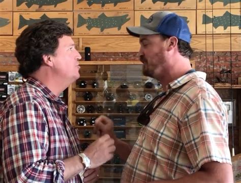 Tucker Carlson Confronted By Man At Montana Store