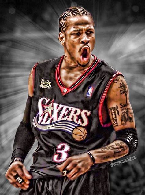 1000 Images About Allen Iverson On Pinterest Artworks Sweet 16 And