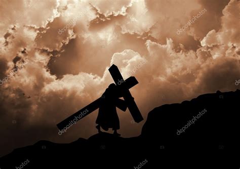 Jesus Carries Cross — Stock Photo © Gracel1221 69777263