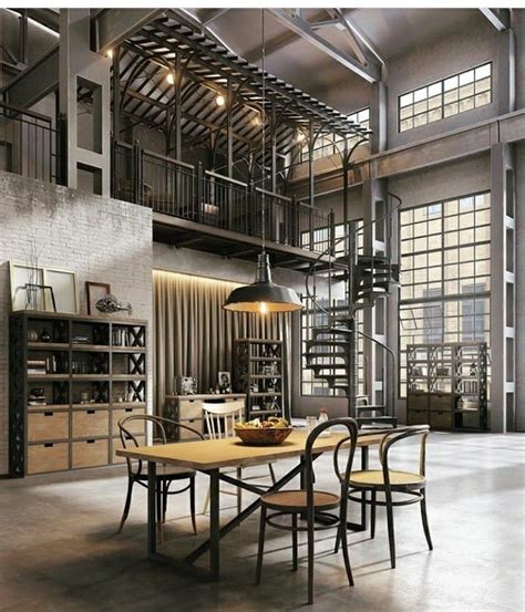 Love The Loft Industrial Steel Windows Industrial Interior Design