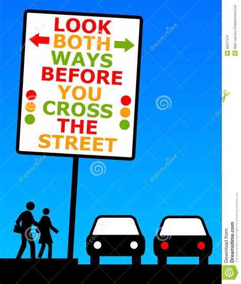 Safe Crossing Of Road And Pedestrian Safety Concept Of Landing Pages