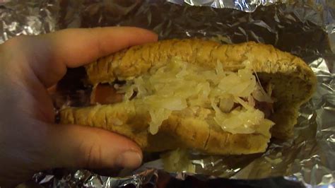 Shurfine Kielbasa And Sauerkraut Sandwich Youtube
