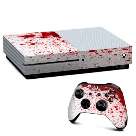 Xbox One S Console Skins Decal Wrap Only Blood Splatter Dexter Ebay