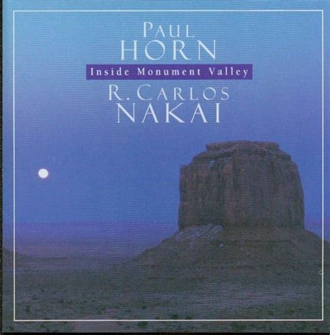 Paul Horn R Carlos Nakai Inside Monument Valley Cd 1999 Canyon