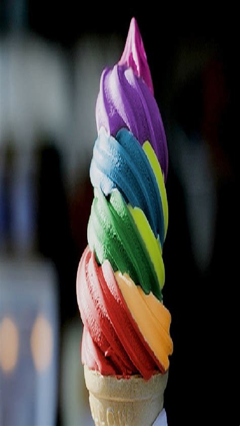 Rainbow Ice Cream Wallpaper 1080x1920