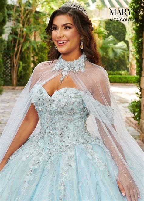 Cape Quinceanera Dress By Alta Couture Mq3061 In 2021 Quinceanera