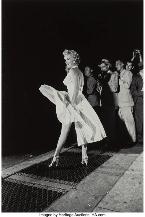 new york city marilyn monroe in white dress 1954