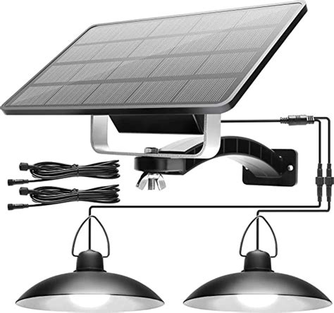 Jackyled Solar Shed Lightoutdoor Indoor Security Light 2 Lampsolar