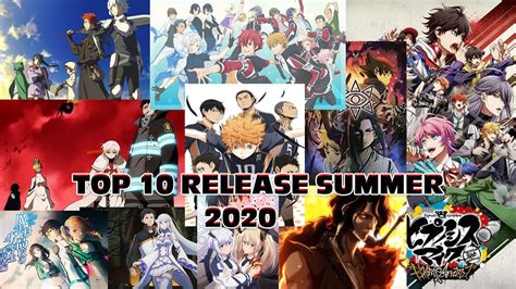 Anime Release Summer 2020 Top10 Youtube