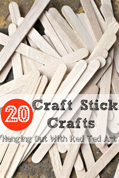 Craft Stick Crafts Red Ted Arts Blog