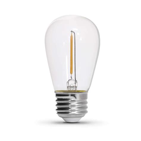 Feit Electric S14 E26 Medium Led Bulb Soft White 11 Watt Equivalence