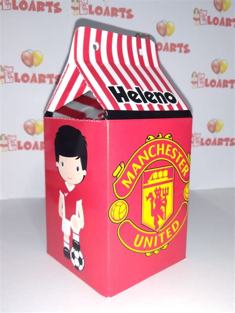 Caixa Milk Manchester United Elo7 Produtos Especiais