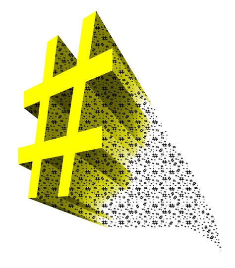 Yellow 3d Hashtag Symbol Free Stock Photo Public Domain Pictures