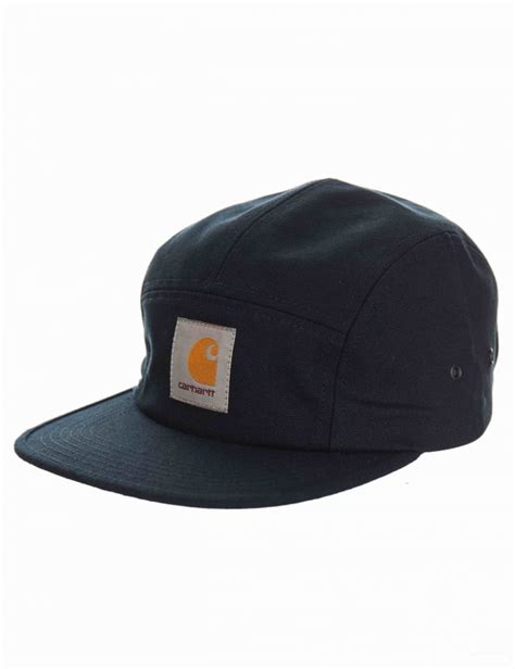 Carhartt Wip Backley 5 Panel Hat Navy Accessories From Fat Buddha