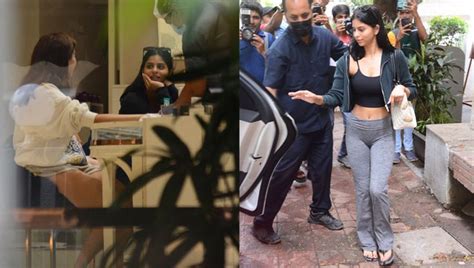 Suhana Khan Gets Clicked As She Enjoys Coffee With The Archies Co Star Khushi Kapoor In