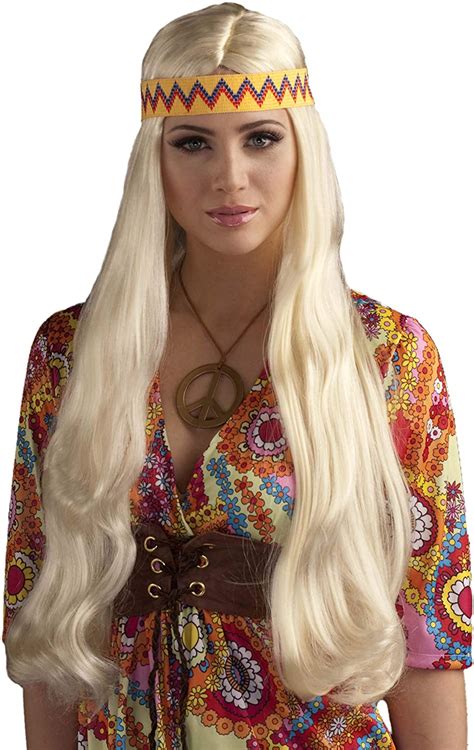 Forum Novelties Womens 60s Generation Hippie Chick Costume Wig With
