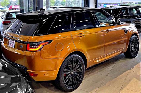 2021 Orange Range Rover Svr With Black Details Range Rover Fans