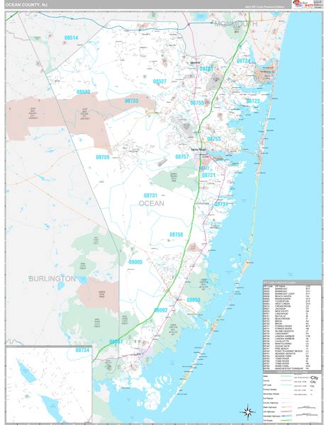 Maps Of Ocean County New Jersey
