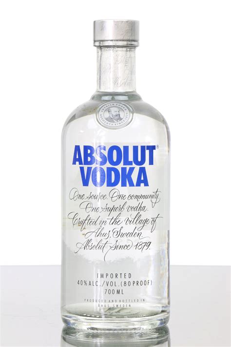 Absolut Original Vodka - Just Whisky Auctions