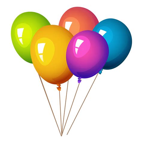 Colorful Balloons Png Image Pngpix