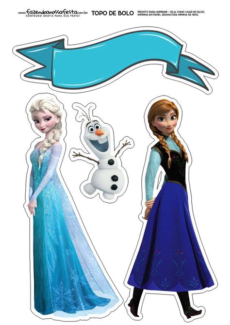 Topo De Bolo Frozen Bolo Frozen Frozen Elsa Cake Topper Elsa Cake