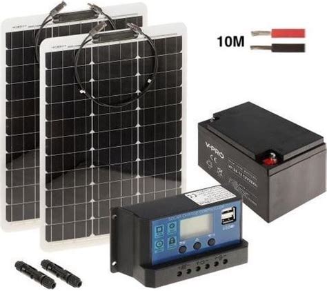 Wl Solar Kit B F Complete Zonne Energie Kit Met V Ah Accu