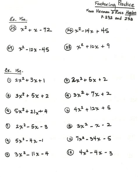 All these topics need specific focus for all the concepts. 9th Grade Algebra Worksheets