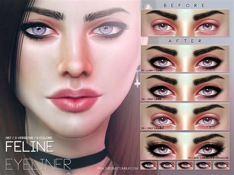 Sims 4 Makeup Eyeliner Skin Makeup Sims