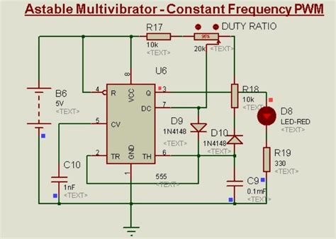555 Timer Pwm Generator Circuit Diagram Wiring View And Schematics