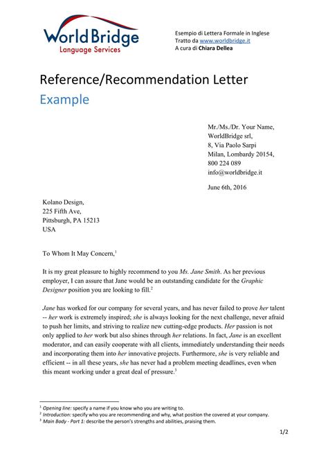 Reference Letter from Employer - How to Write a Good One ...