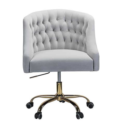 Grey And Gold Desk Chair