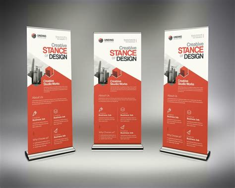 Psd Creative Pull Up Banner 599 In 2020 Banner Template Banner