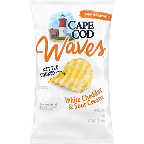 Cape Cod Cape Cod Waves White Cheddar And Sour Cream Wavy Kettle