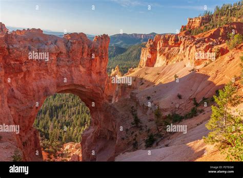 Natural Bridge Formation In Bryce Canyon National Park In Utah In