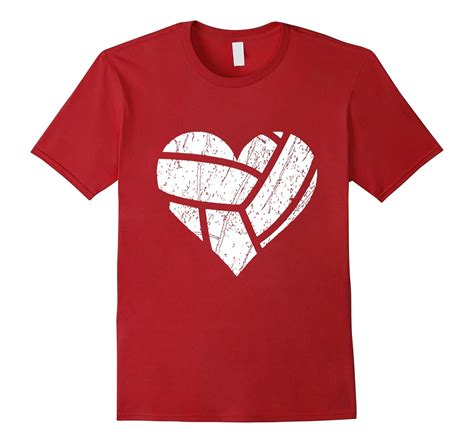 Volleyball Heart T Shirt Nice T For Volleyball Lovers 4lvs