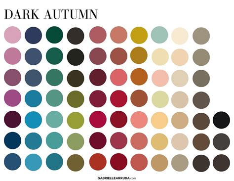 exploring dark autumn in seasonal color analysis here s you ultimate guide to the deep autumn