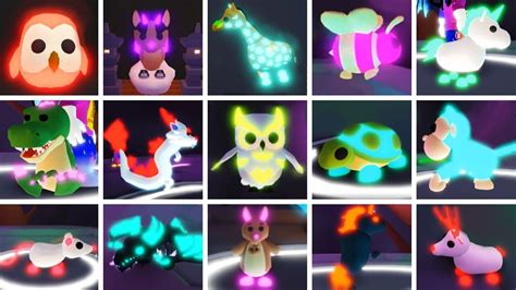 Every Mega Neon Legendary Pet In Roblox Adopt Me Richest Adopt Me